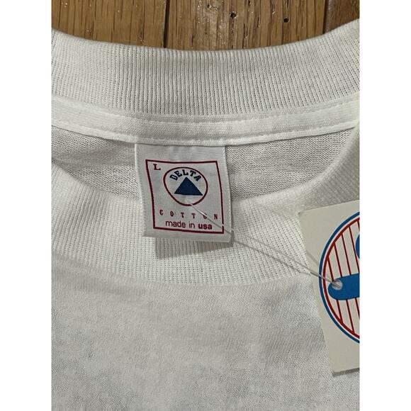 NEW VTG 1994 The Flintstones Pebbles & Bam Bam Cartoon Graphic T Shirt Sz L USA - Picture 5 of 6